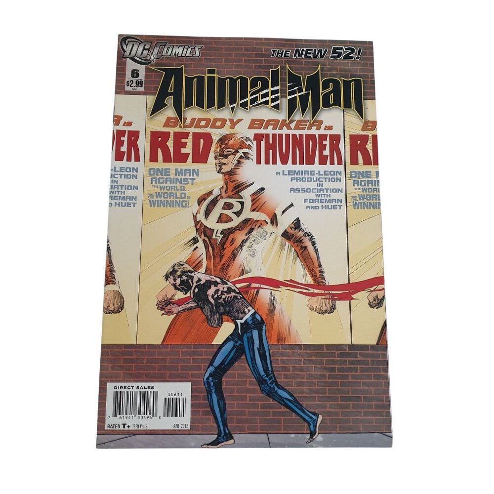 Animal Man Buddy Baker 6 Red Thunder Comic Bagged Boarded Collector